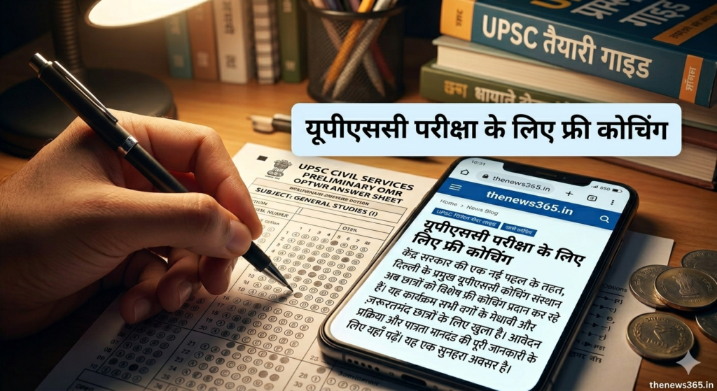 UPSC फ्री कोचिंग: सिविल सेवा परीक्षा की तैयारी के लिए 4 सरकारी योजनाएं (Best Guide) UPSC फ्री कोचिंग